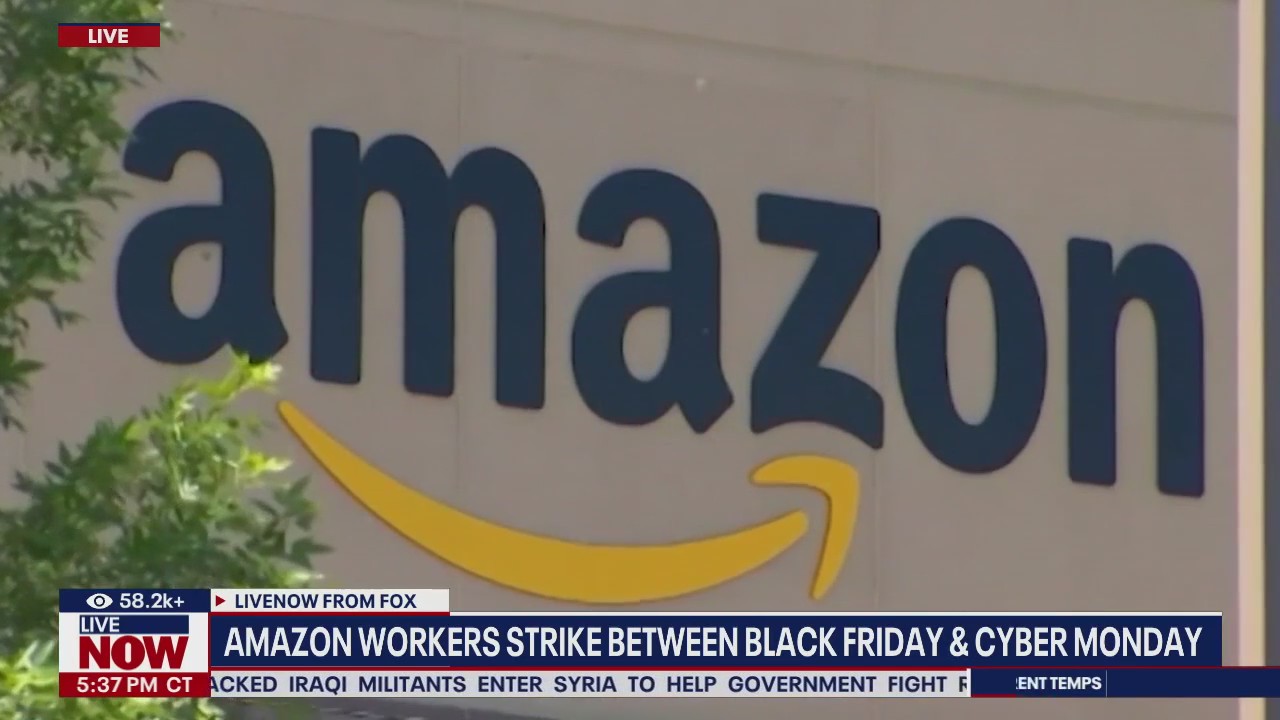 Amazon workers strike ahead of Cyber Monday