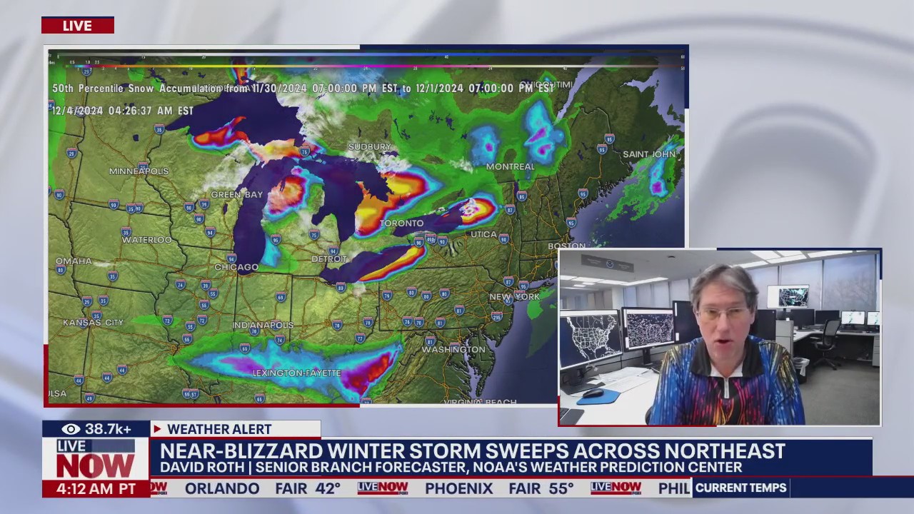 Near-blizzard winter storm sweeps across Northeast | LiveNOW from FOX