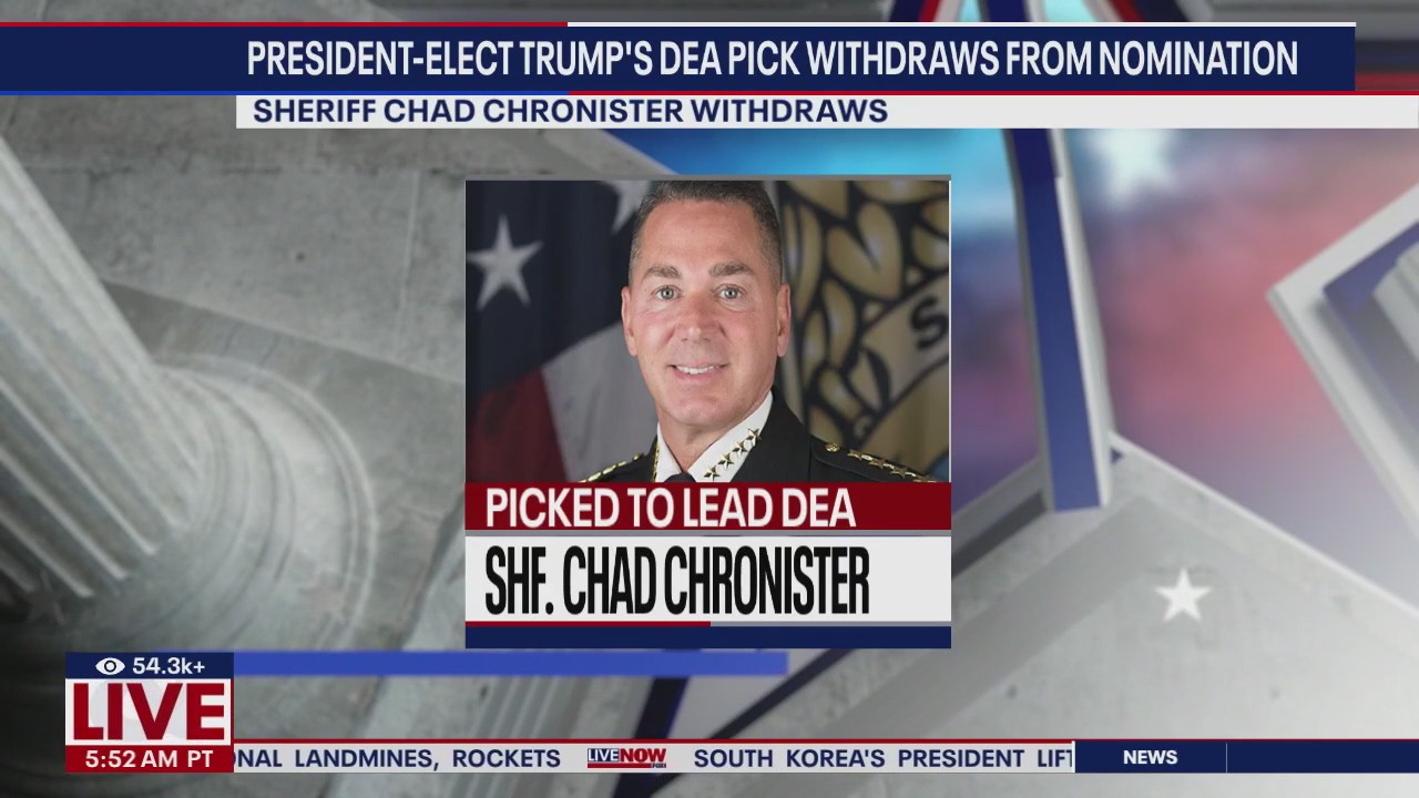 Chad Chronister withdraws from DEA nomination