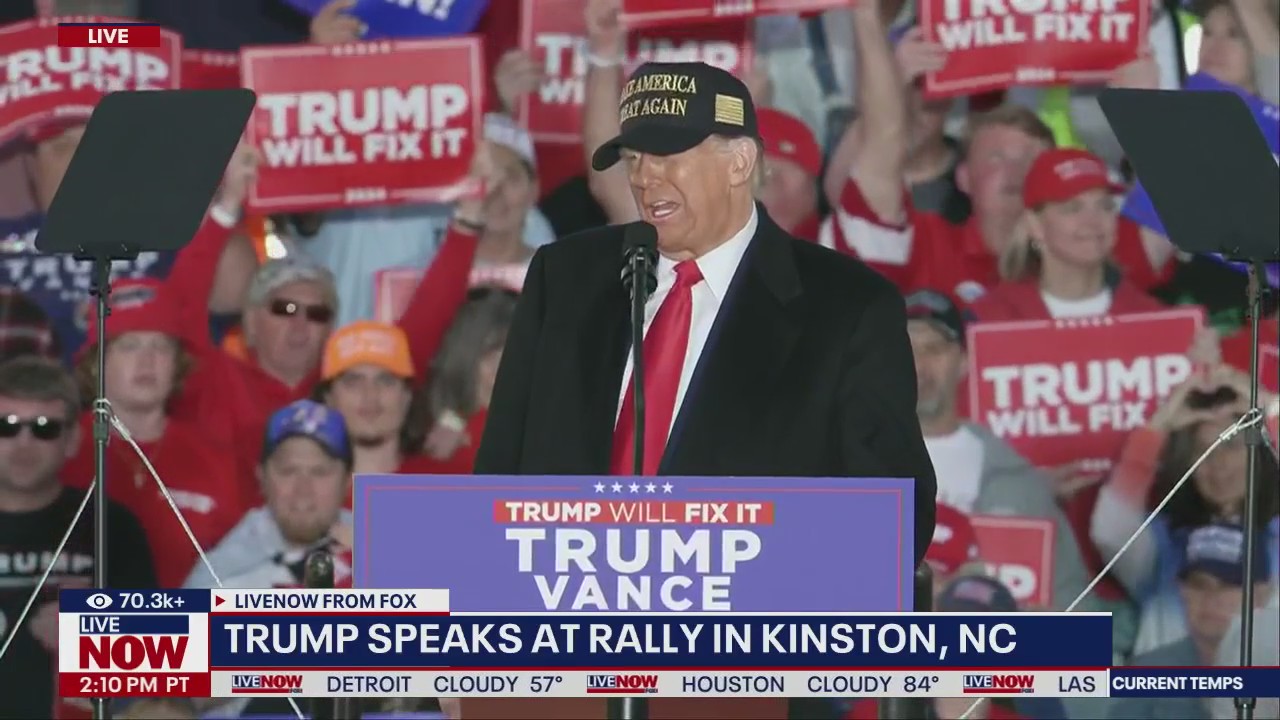 Full speech: Trump's North Carolina rally