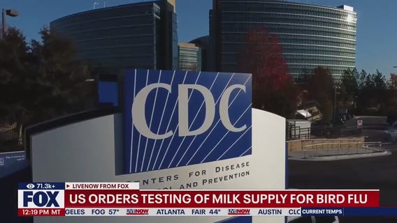 US orders testing of milk supply for bird flu