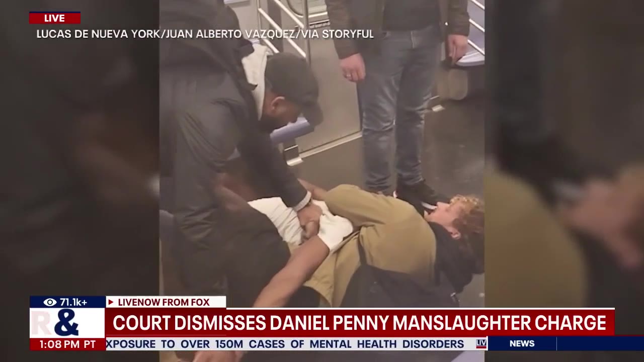 Judge dismisses Daniel Penny manslaughter charge