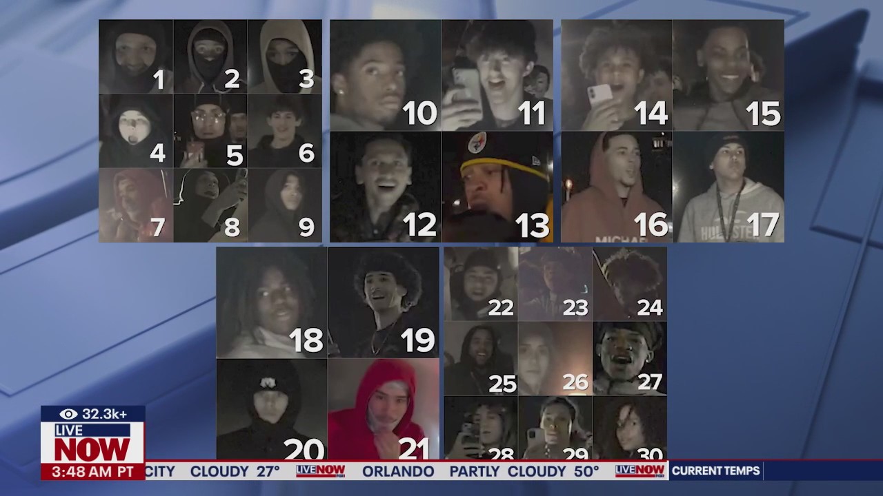 'Mob' takes over Orlando intersection