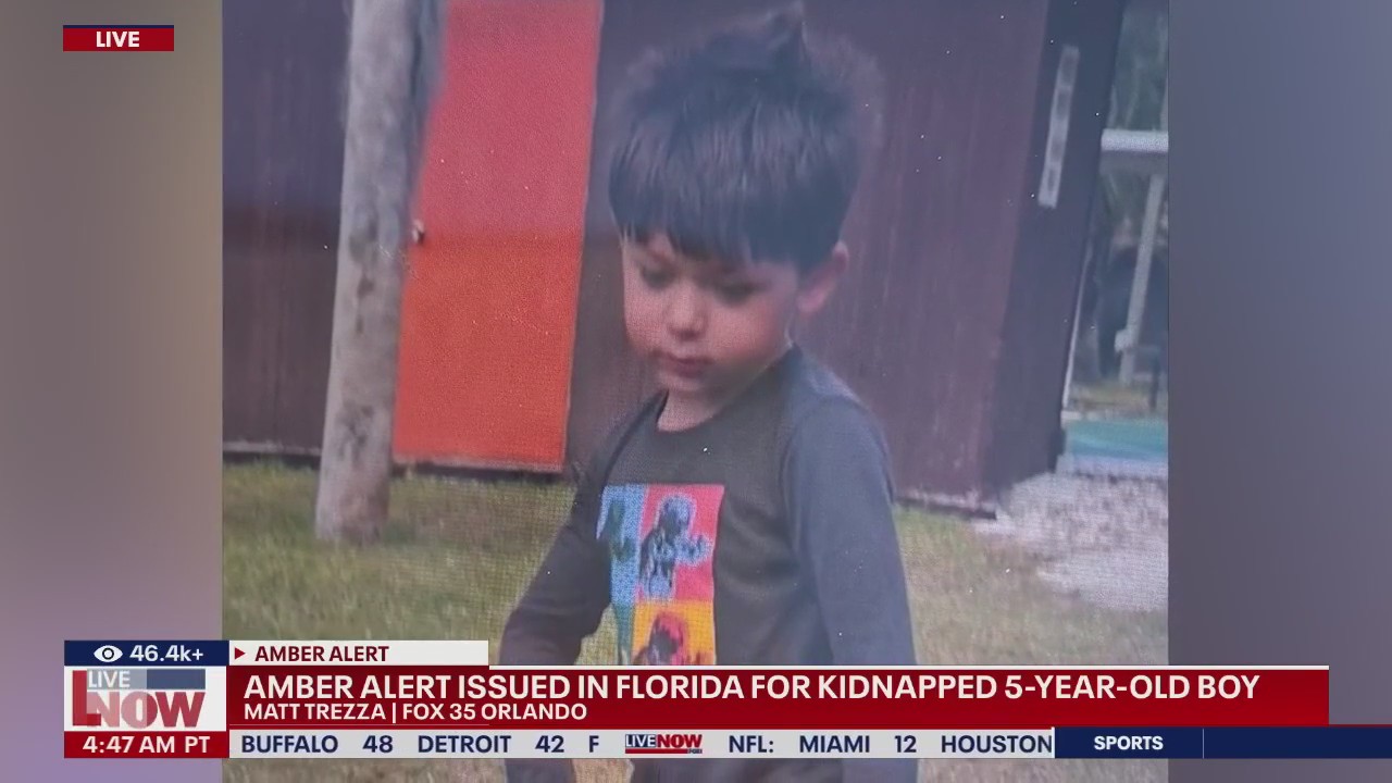 Amber alert issued in Florida for kidnapped child