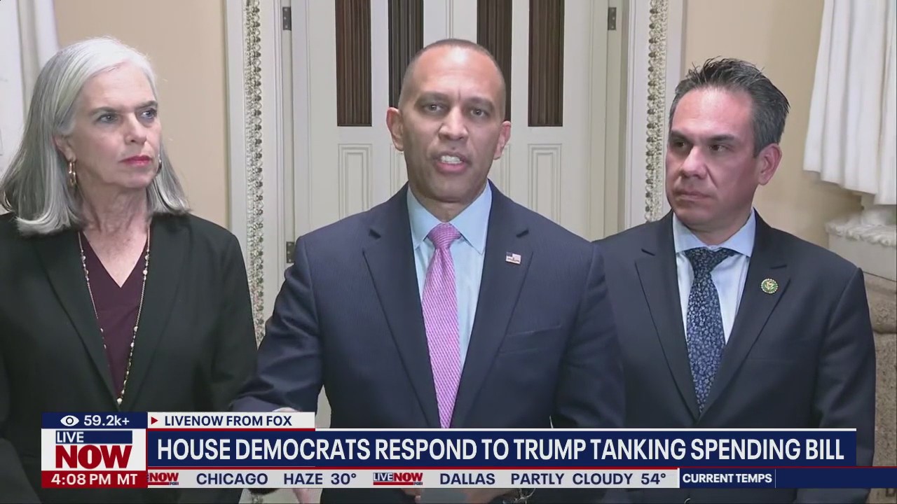 House Democrats respond to Trump after GOP scraps spending bill ...