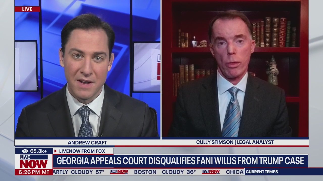 Fani Willis disqualified as prosecutor on Trump case