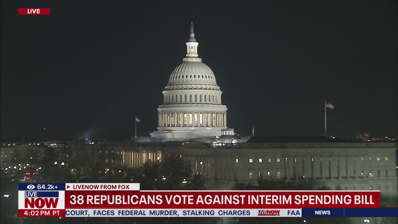 House fails to pass Trump-backed spending bill