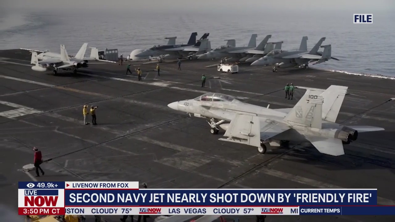 2nd Navy fighter jet nearly shot down by 'friendly fire'