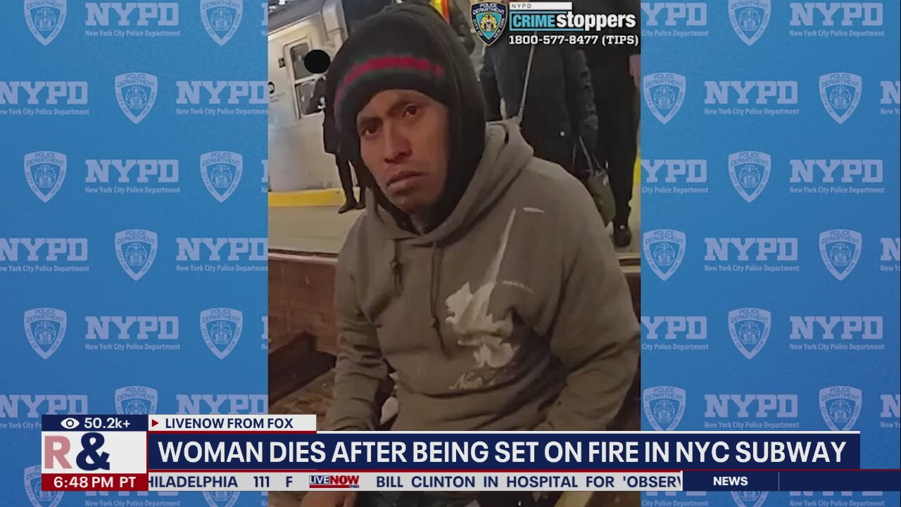 Woman dies after being set on fire in NYC subway