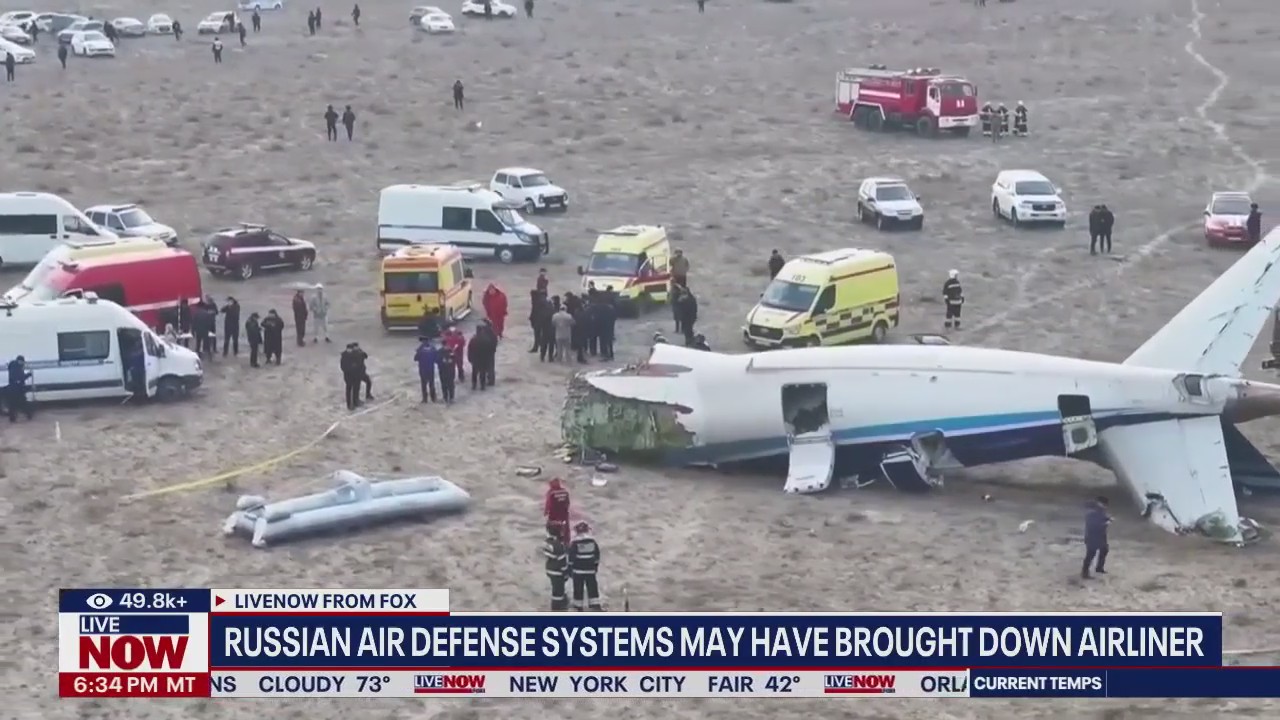 Azerbaijan airliner may have been shot down by Russia