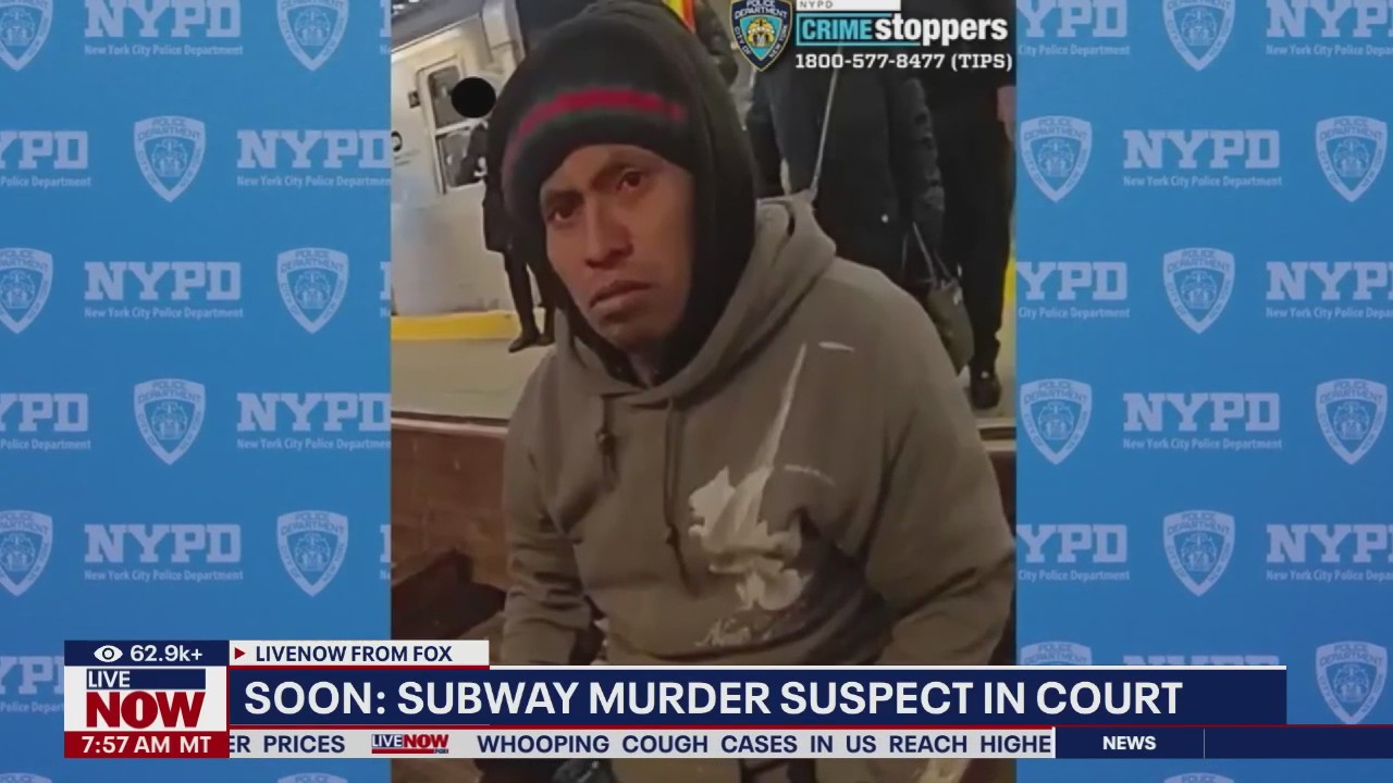 Subway murder suspect due in court