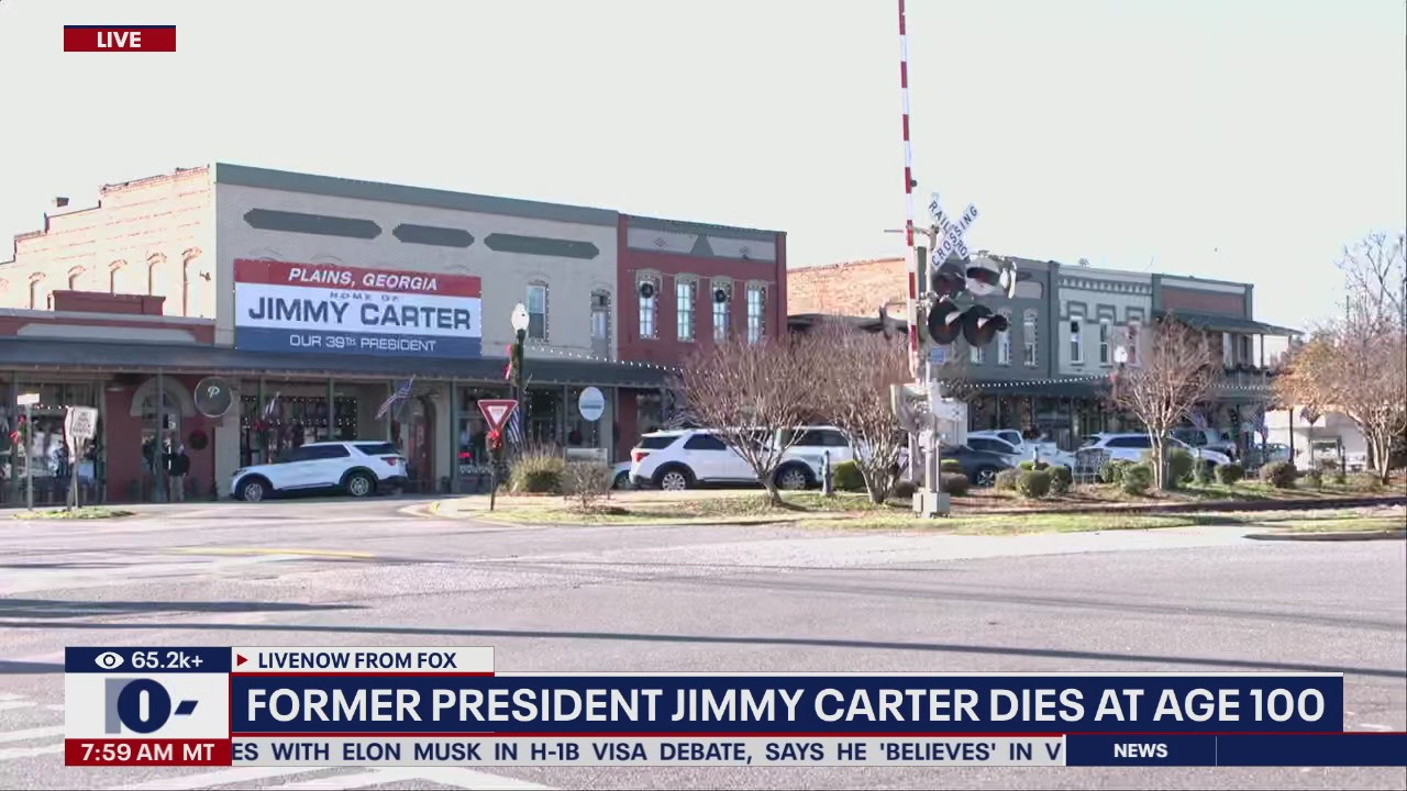 Former president Jimmy Carter dies at 100