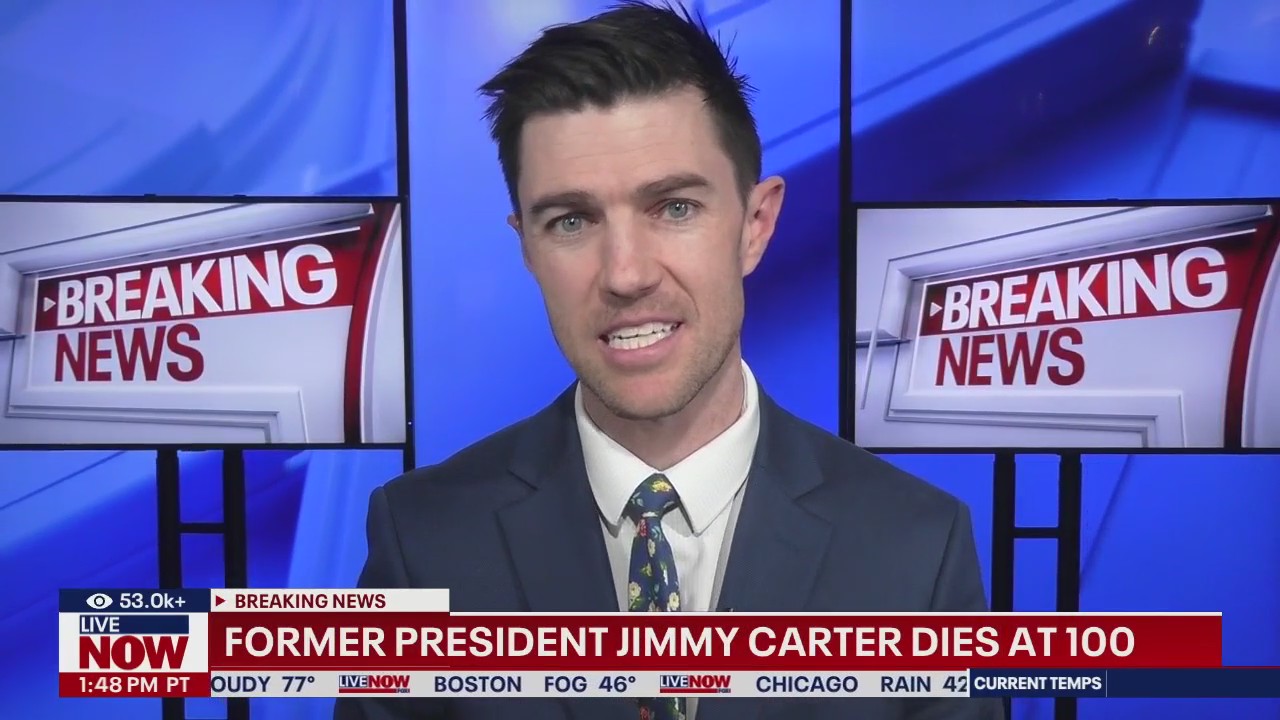 Jimmy Carter, 39th US president, dies at age 100