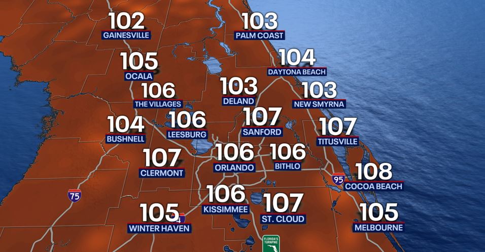 Orlando weather forecast: July 13, 2023