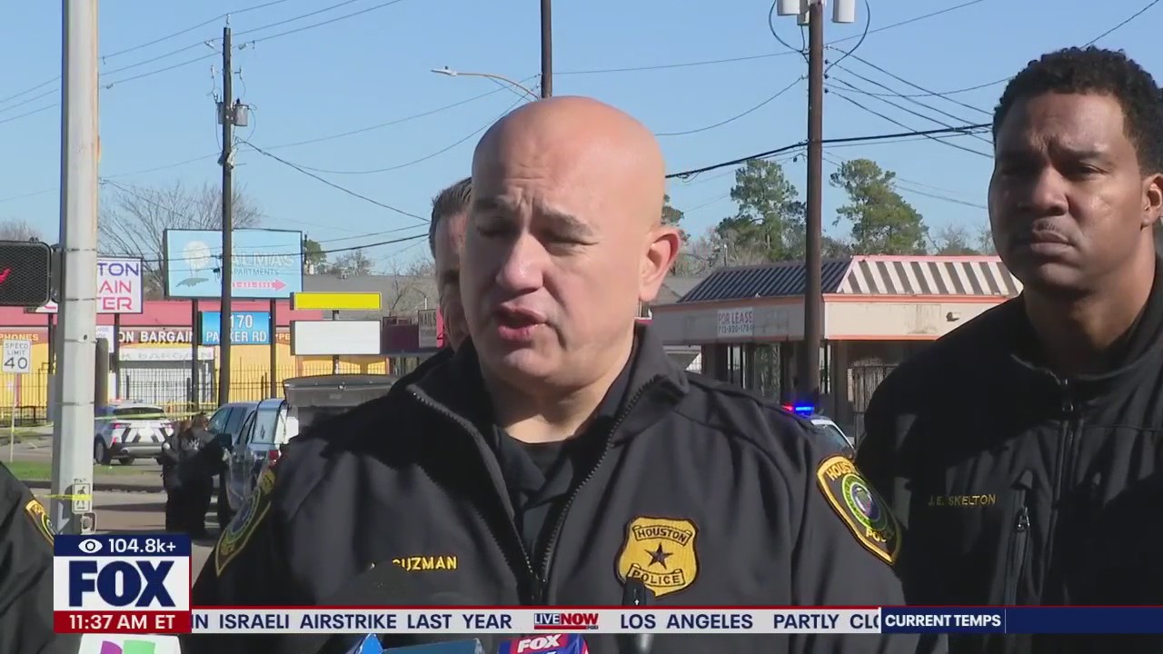 Houston police shoot and kill male suspect