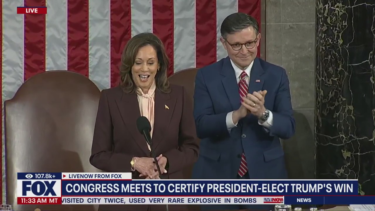 Election 2024: Congress certifies Trump's win