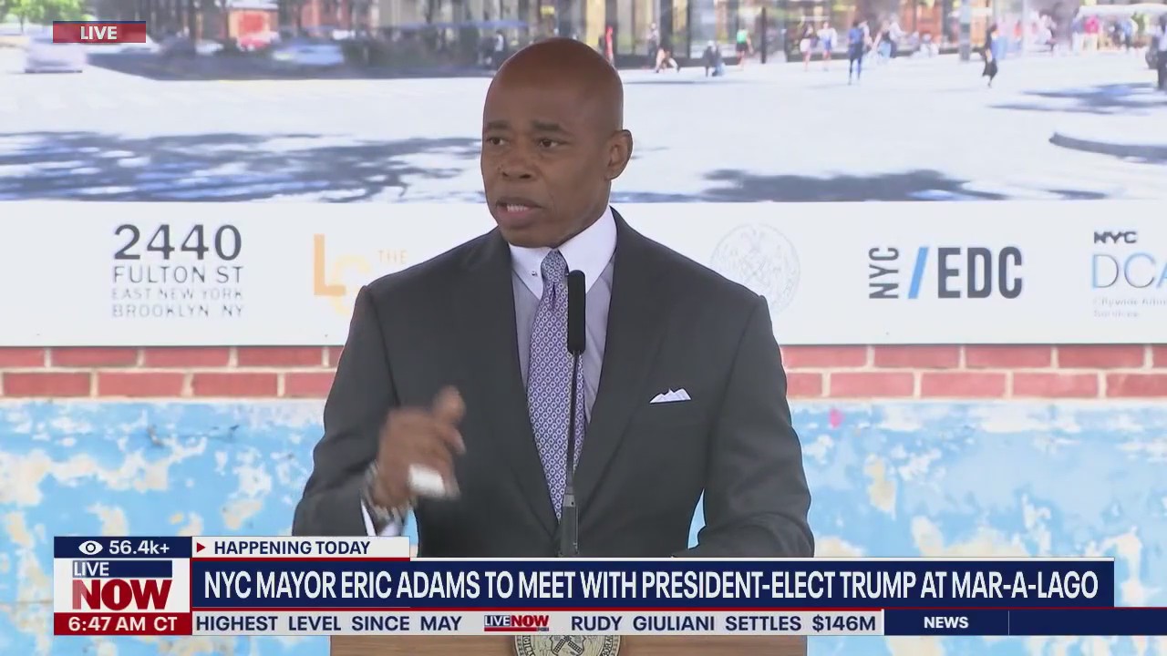 NY Mayor Adams to meet Donald Trump in Mar-a-Lago