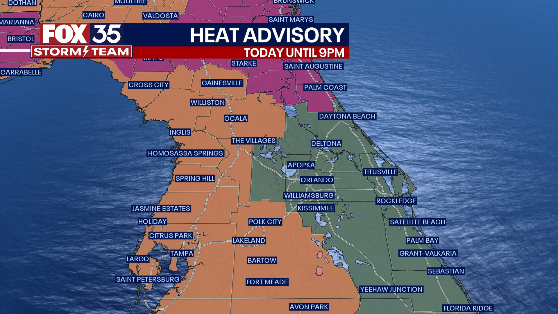 Heat index soars to triple digits in Florida