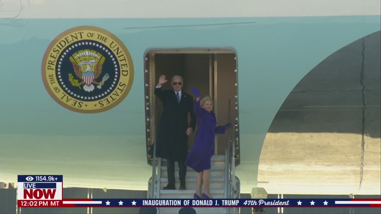 WATCH: Biden sendoff remarks before leaving DC