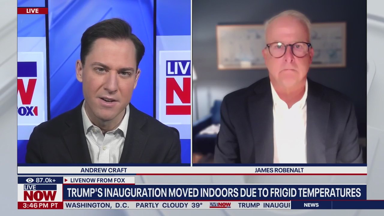 Trump's inauguration to be moved indoors