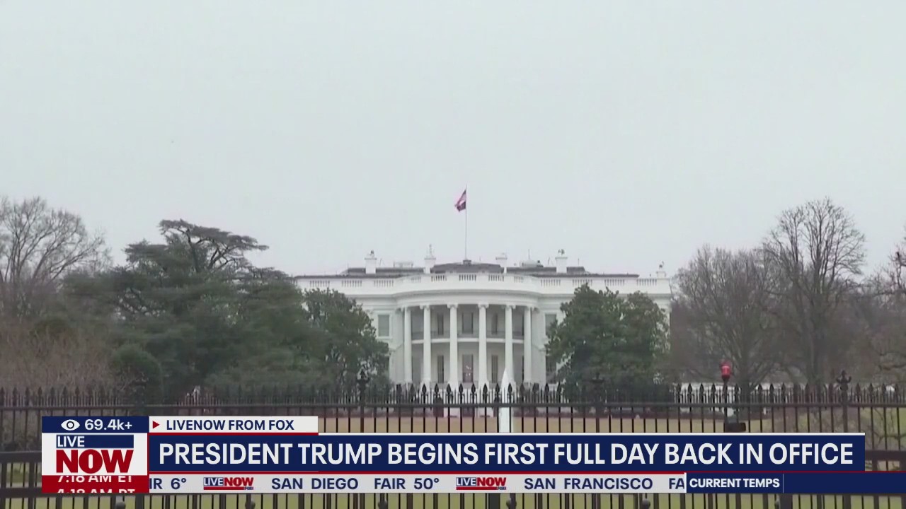 President Trump returns to office with busy agenda