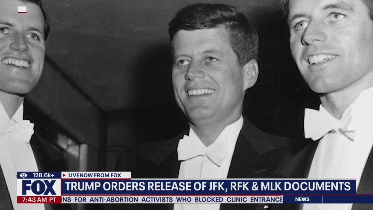 Trump orders  release of MLK, JFK and RFK documents
