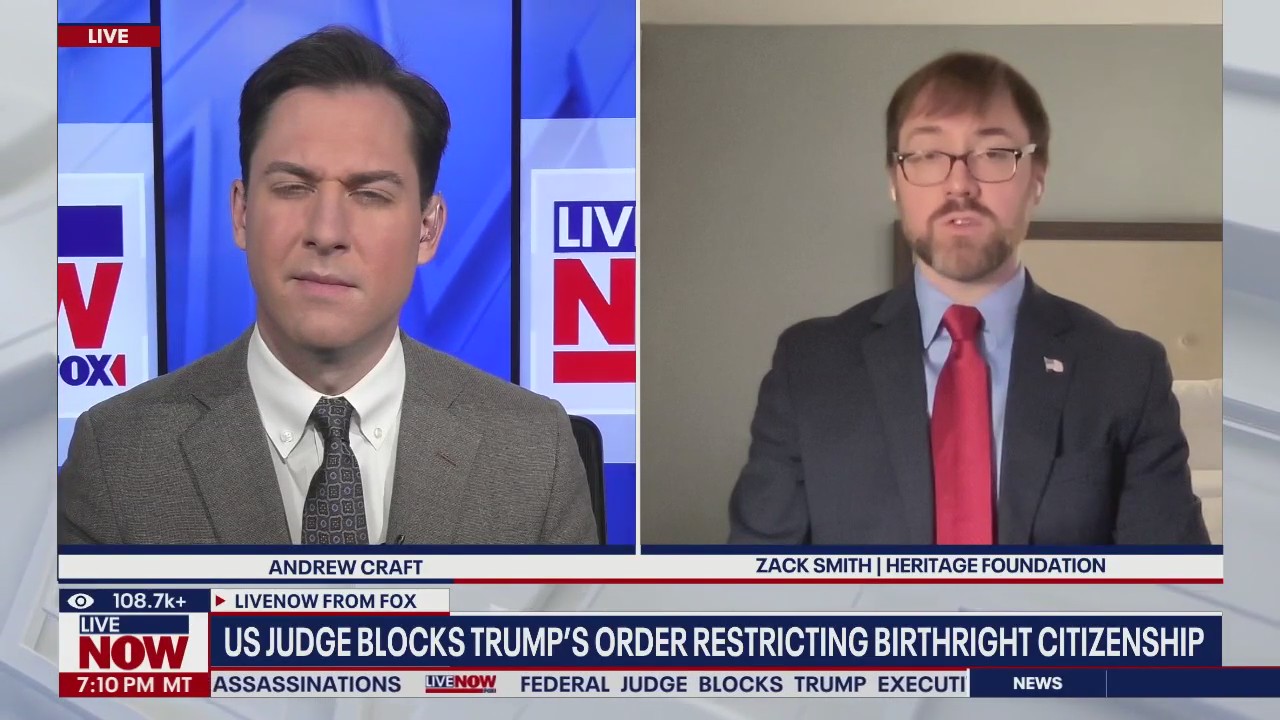 Judge blocks Trump's birthright citizenship order