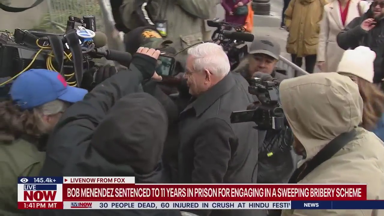 Bob Menendez sentenced to 11 years in prison