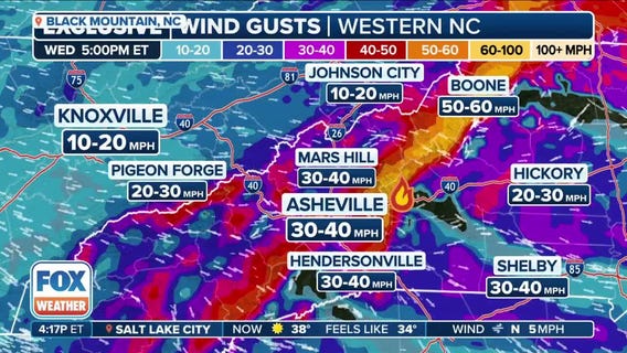 Crews battling wildfires in McDowell County, North Carolina