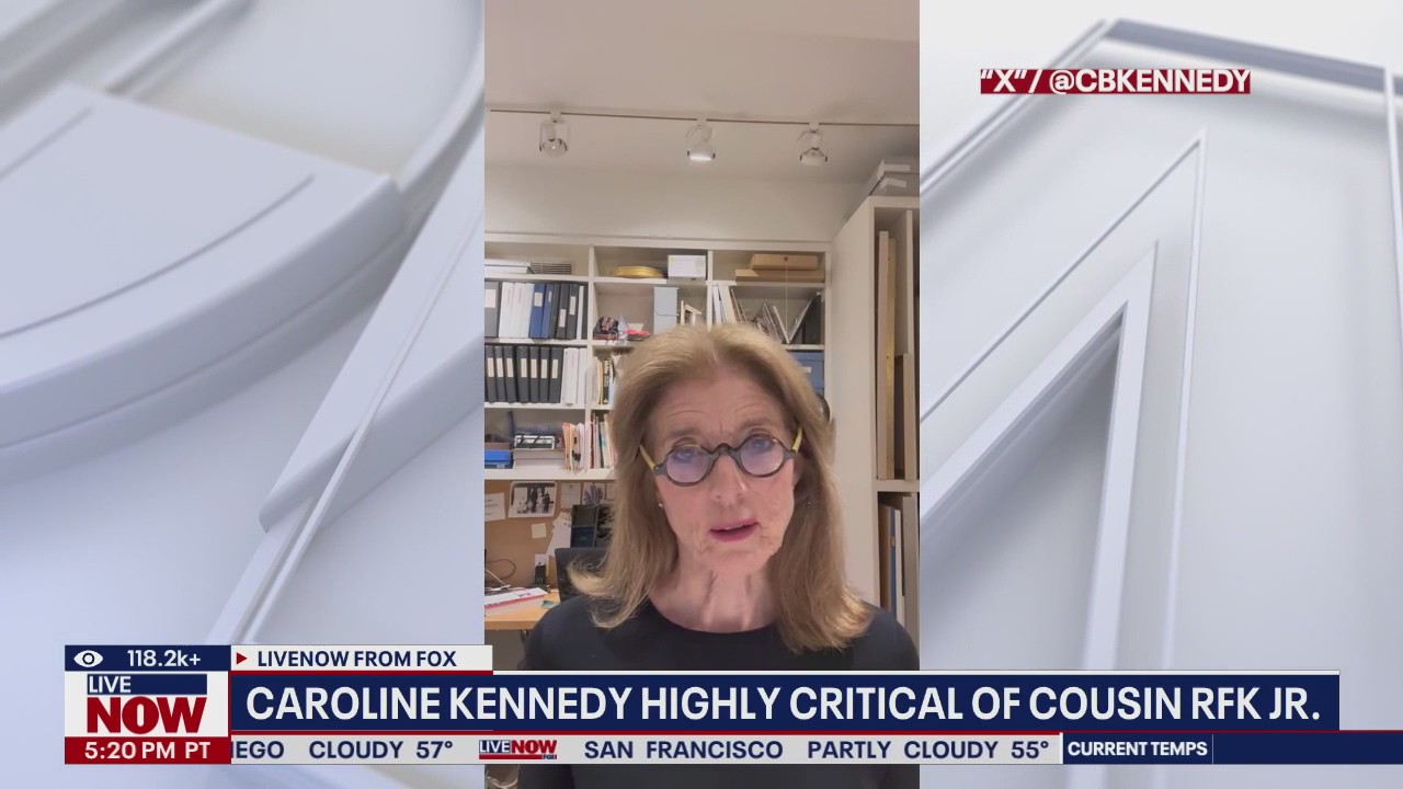 Caroline Kennedy calls cousin RFK Jr. a 'predator'