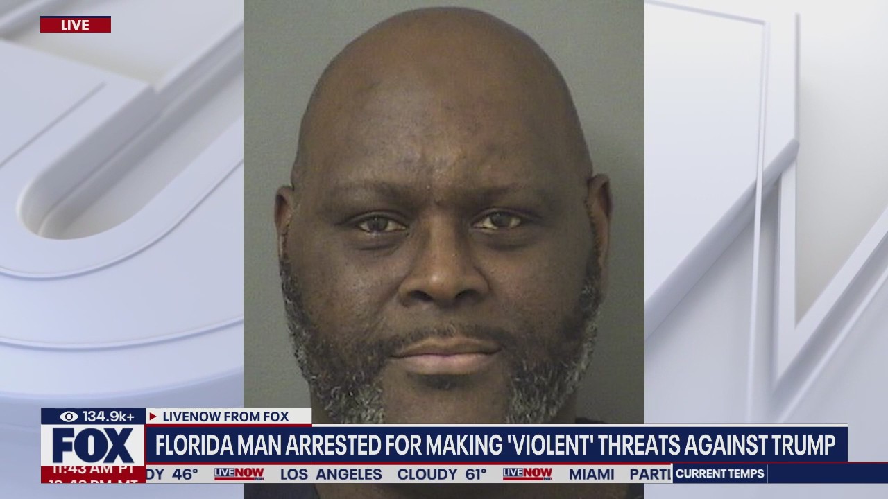 Fla. man arrested for 'violent' threats against Trump
