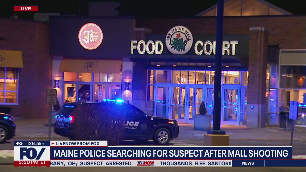 Maine police search for suspect after mall shooting