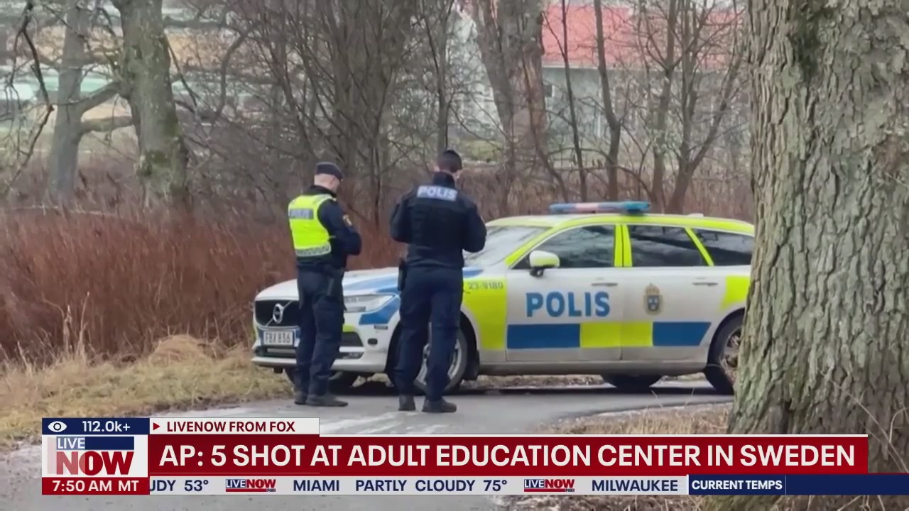 5 shot at adult education center in Sweden
