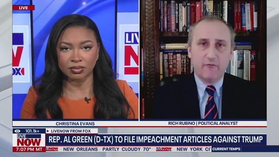 House Dem pushes to impeach Trump over Gaza plan