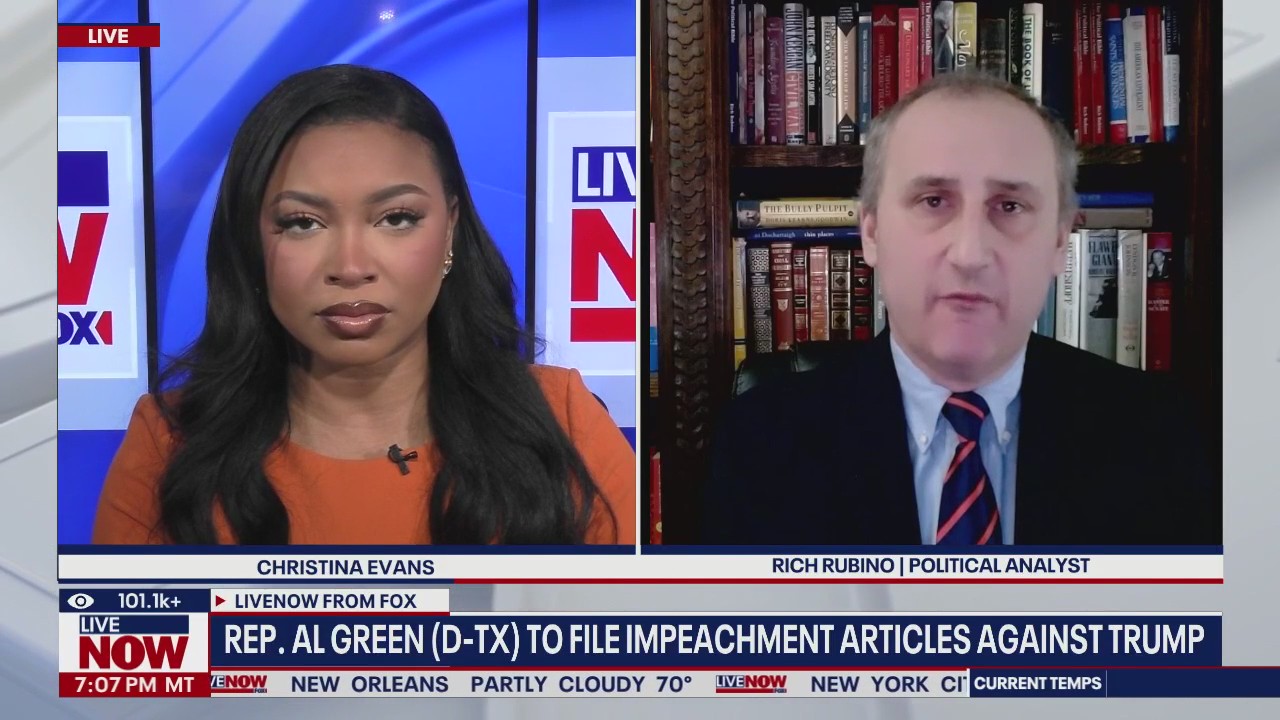 House Dem pushes to impeach Trump over Gaza plan