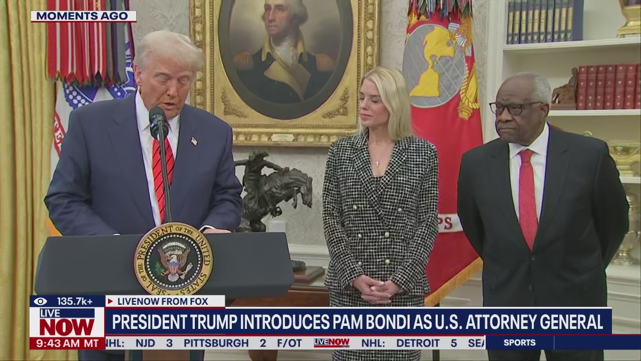 Pam Bondi sworn in as US Attorney General