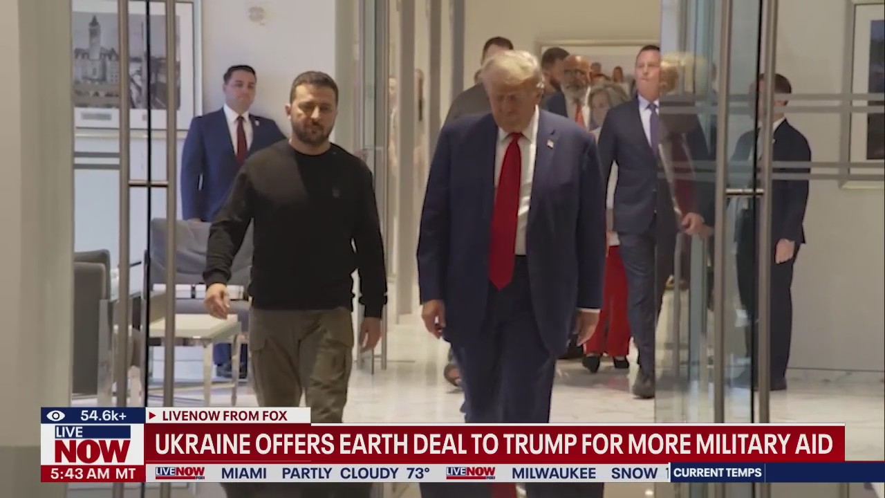 Ukraine offers earth deal to Trump for military aid