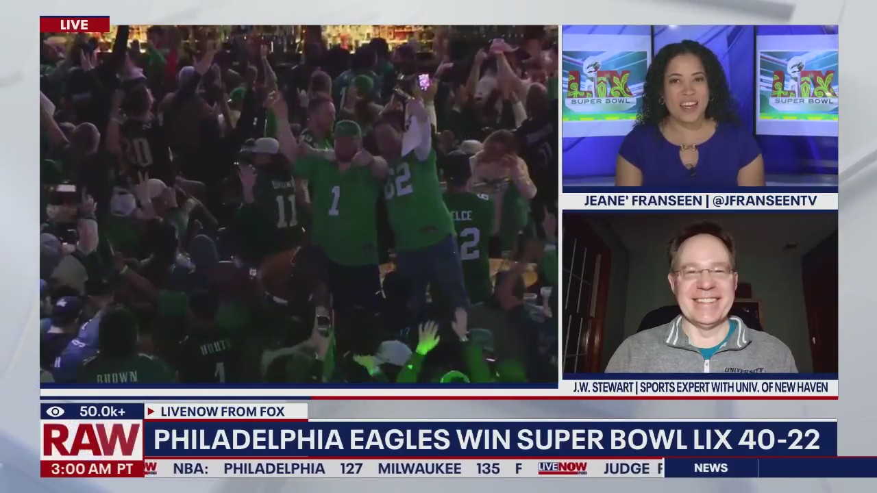 Philadelphia Eagles win Super Bowl LIX