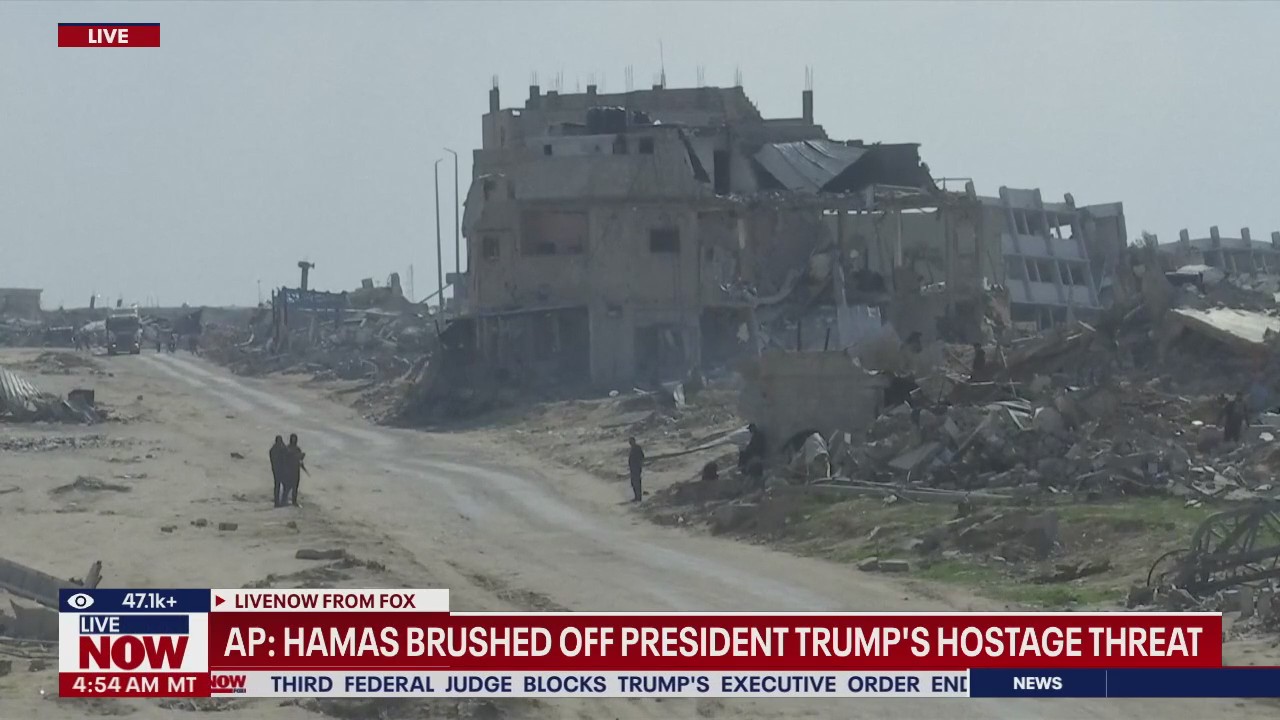 Hamas brushed off President Trump's hostage threat