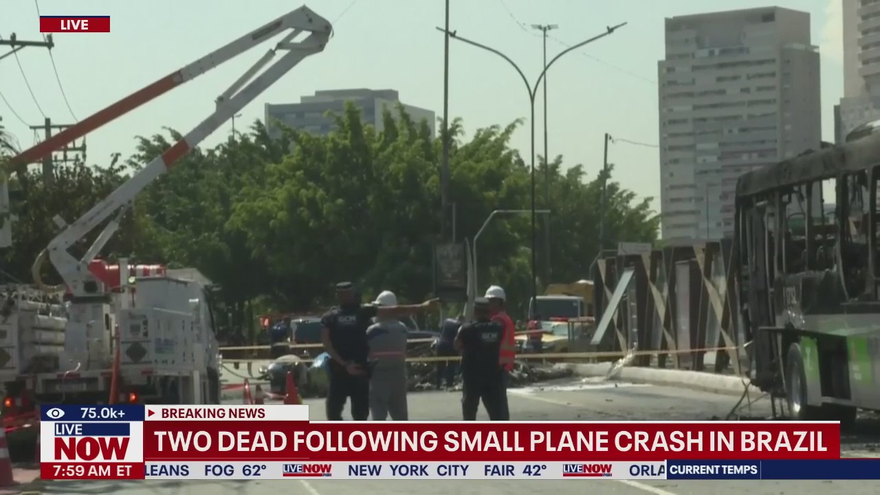 Small plane crashes in Brazil, killing 2