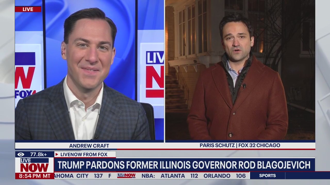 Trump pardons ex-Illinois Gov. Rod Blagojevich