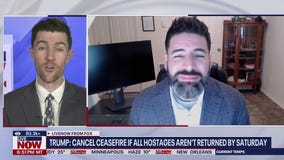 Hamas should free hostages by Saturday, Trump says