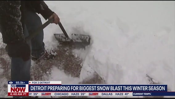 Detroit prepares for biggest snow blast this season