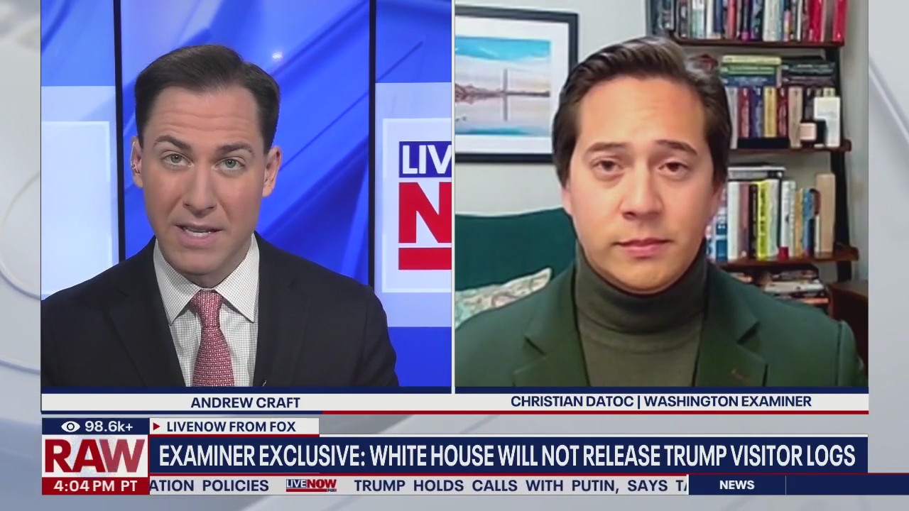 White House will not release Trump visitor logs