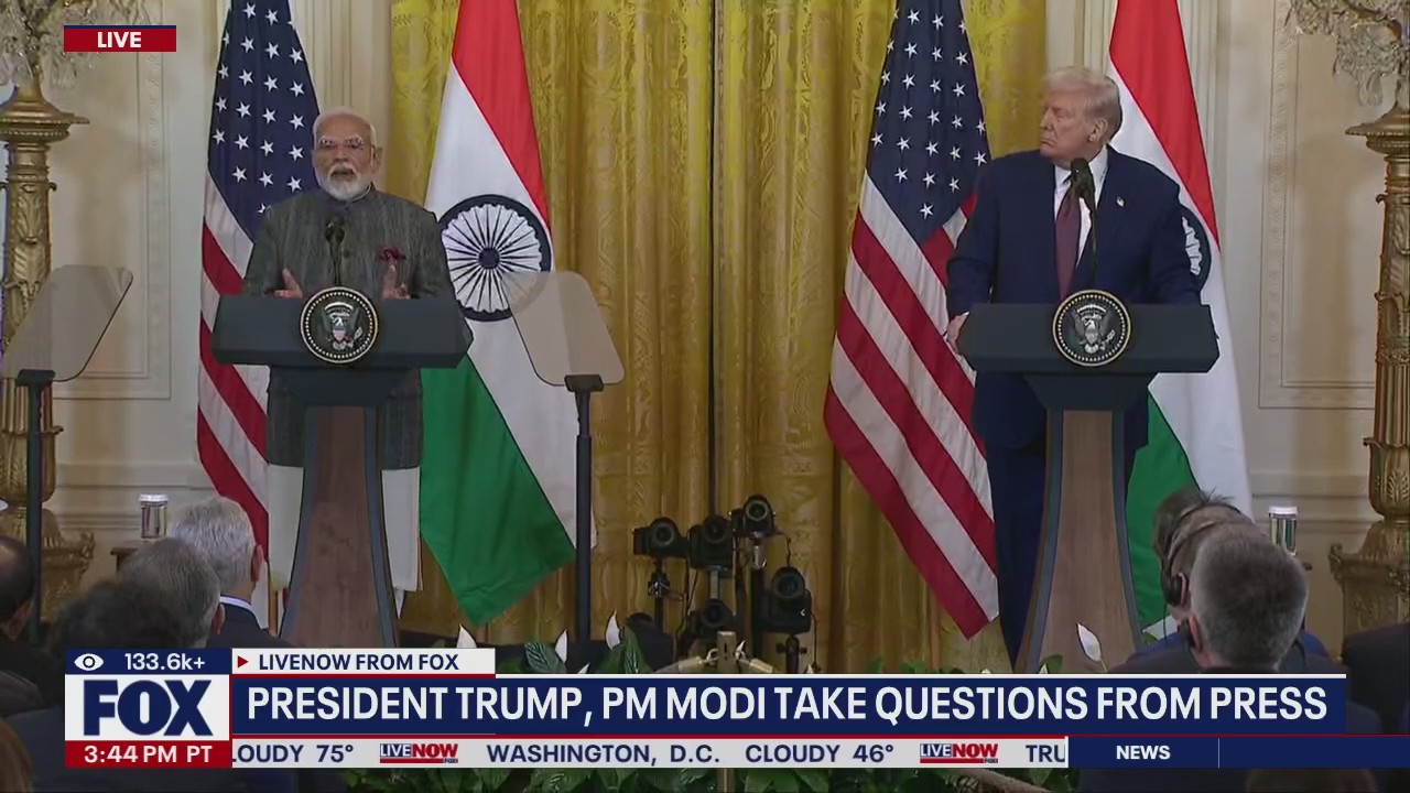 Trump-Modi joint press conference