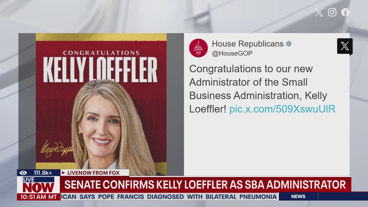 Senate confirms Kelly Loeffler as SBA admin