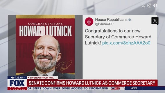 Senate confirms Howard Lutnick as commerce secretary