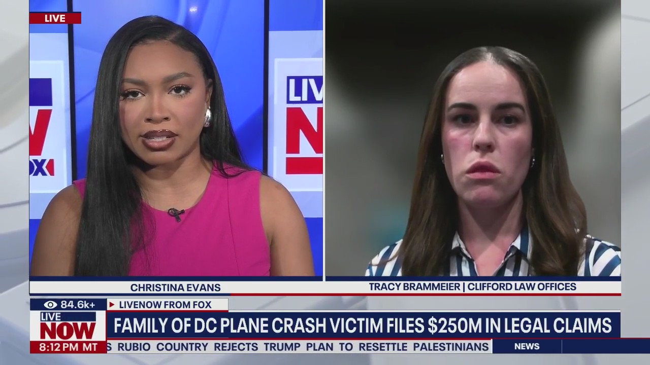 Family of DC plane crash victim files $250M in claims | LiveNOW from FOX