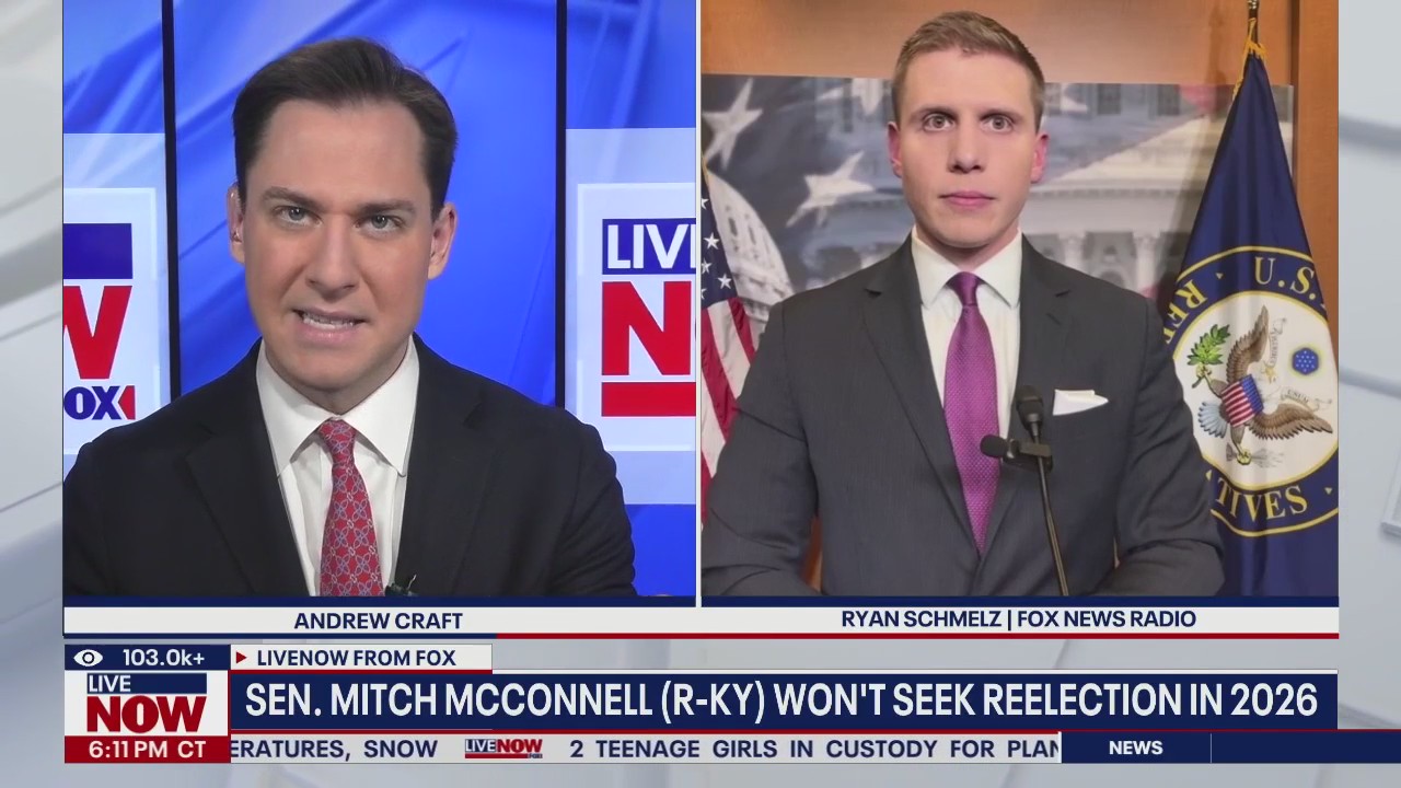 McConnell says he won't seek reelection in 2026