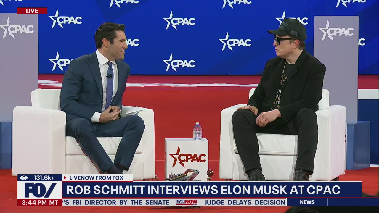 Elon Musk makes surprise appearance at CPAC